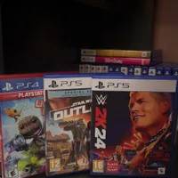 بازی کشتی ps5 wwe 2k22 2k24 outlaws sackboy ps4