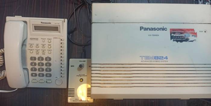 سانترال پاناسونیک TEM824 و یکعدد تلفن T7730x