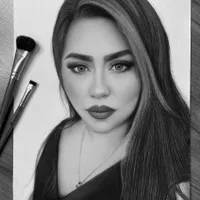 سفارش نقاشی چهره سیاهقلم طراحی چهره کادو ولنتاین