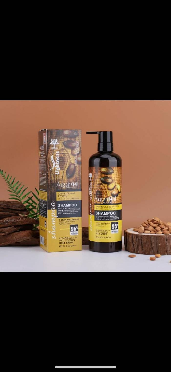شامپو و ماسک و روغن ارگان لایتنس