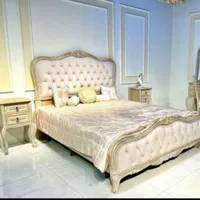 سرویس خواب تمام چوب مدل سه گل