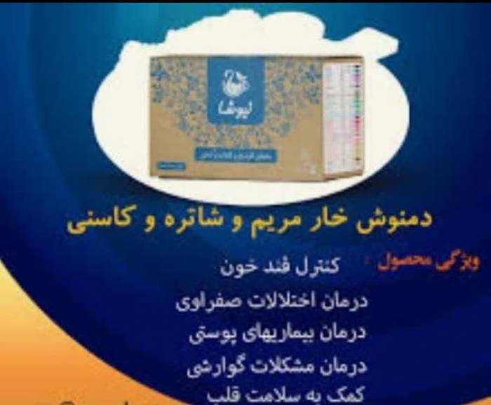 دمنوش خار مریم کاسنی شاهتره