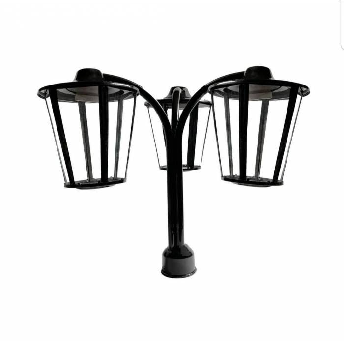 چراغ حیاطی،پارکی،محوطه،باغی ۳شاخه فلزیP-3JH