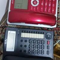 دو عدد تلفن رومیزی