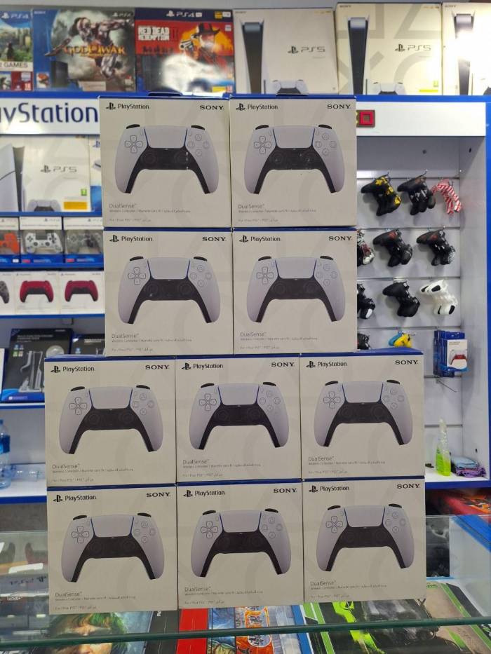 دسته ps5 آکبند پلمپ سفید