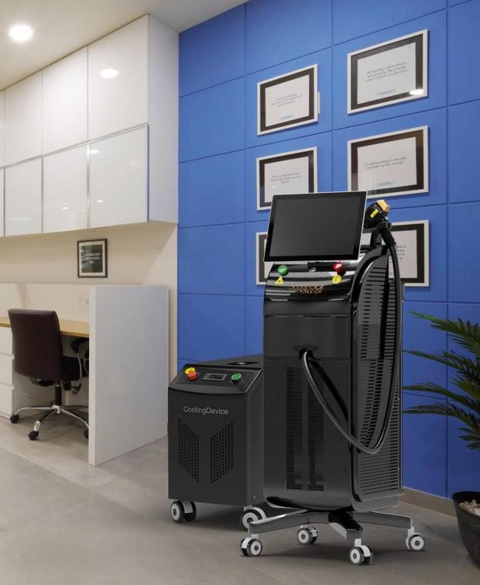 دستگاه دایود لیزر موی زائد تیتانیوم 1600W
