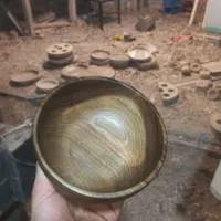 کاسه قطر ۱۵ چوب گردو یه تیکه