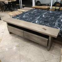 میز تلویزیون روستیک چوب روسی