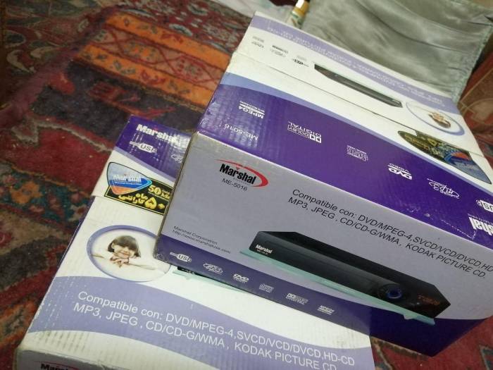 دو دستگاه دی وی دی آکبند DVD