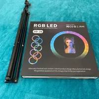 رینگ لایت RGB مدل 3D-36 -قطر 36 سانت به همراه پایه