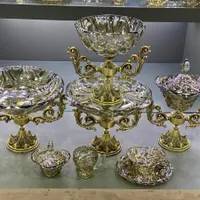 سرویس پذیرایی کریستال ۱۲ نفره پاپیا رنگ لیزری نو