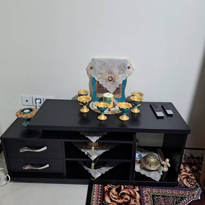 فروش میز تی وی ام دی اف مشکی