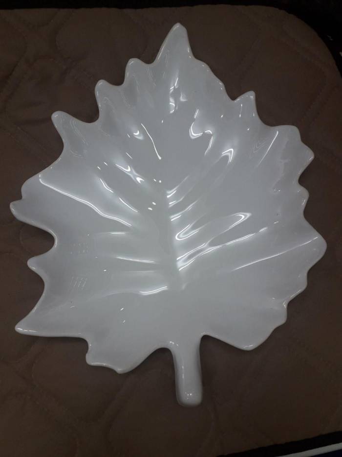 ظرف سرامیکی طرح برگ