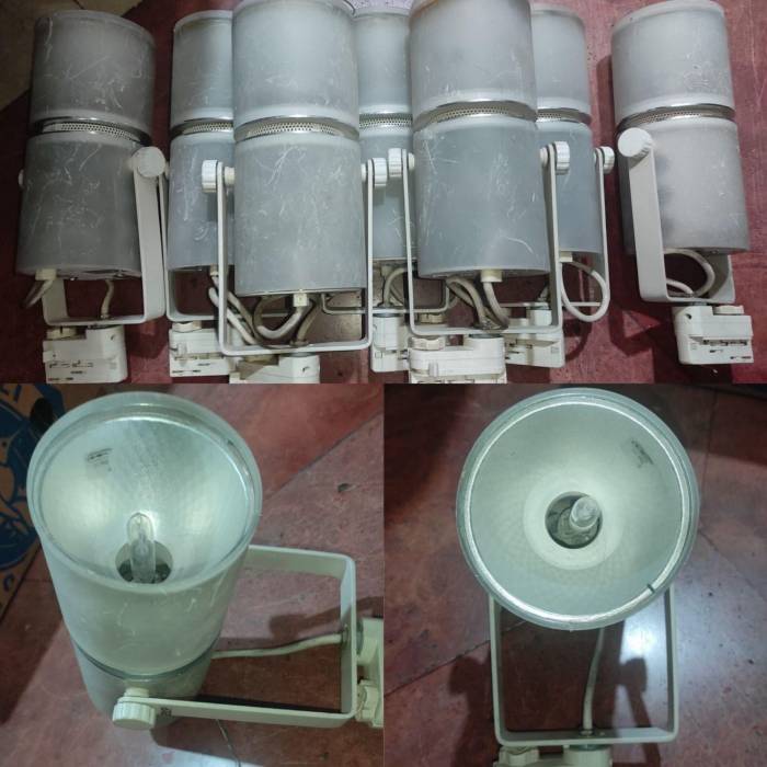 هالوژن سقفی توکار و ریلی استوک
